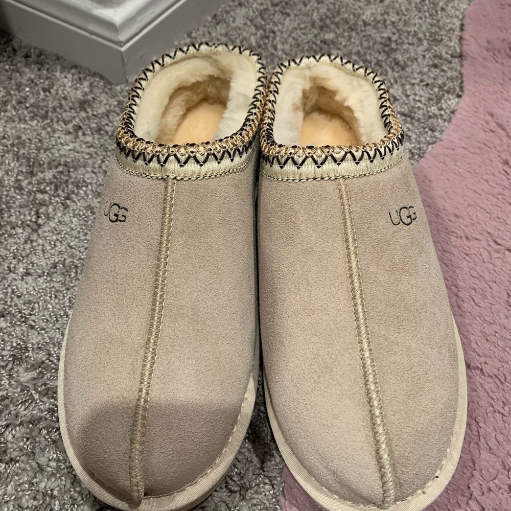 UGG Beige Sheepskin Slippers